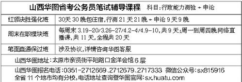 今年山西省公务员报考，该注意啥？