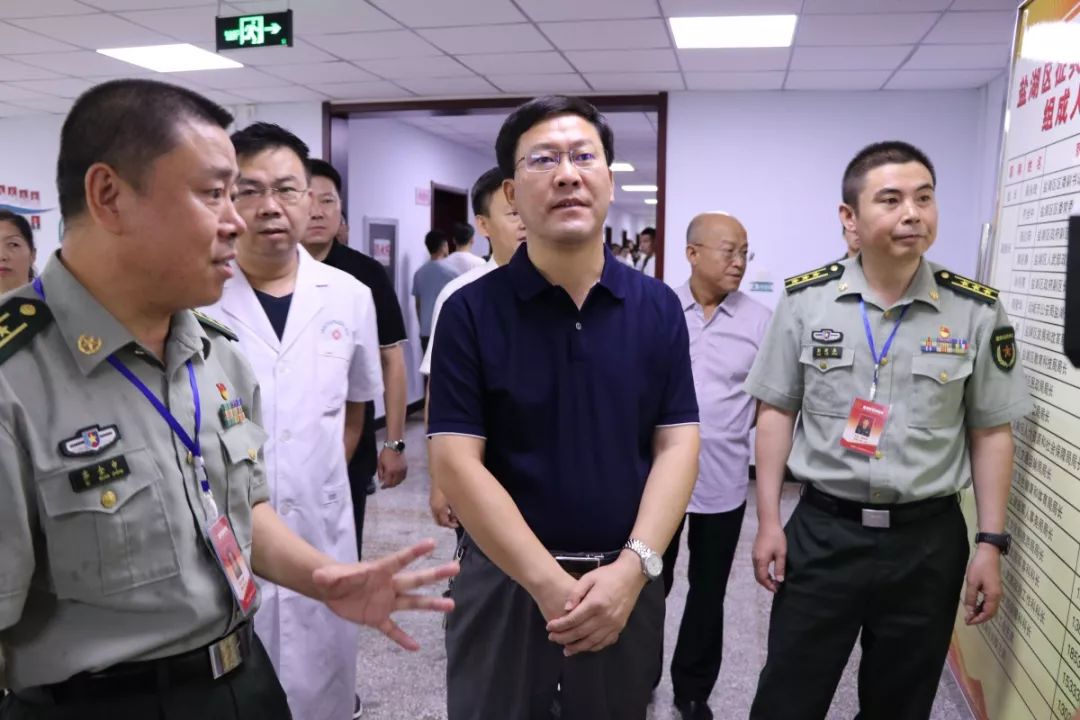 运城市盐湖区征兵领导组组长检查指导征兵体检工作