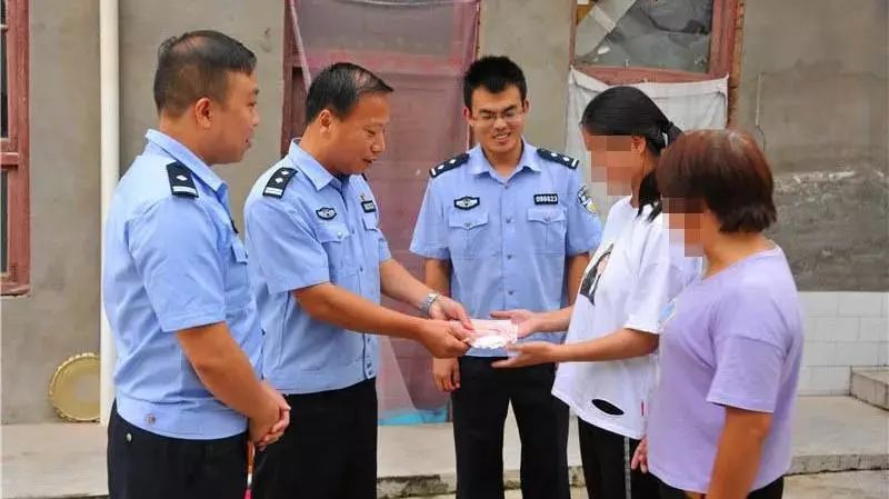 运城芮城县公安局为受害学生发还被骗学费