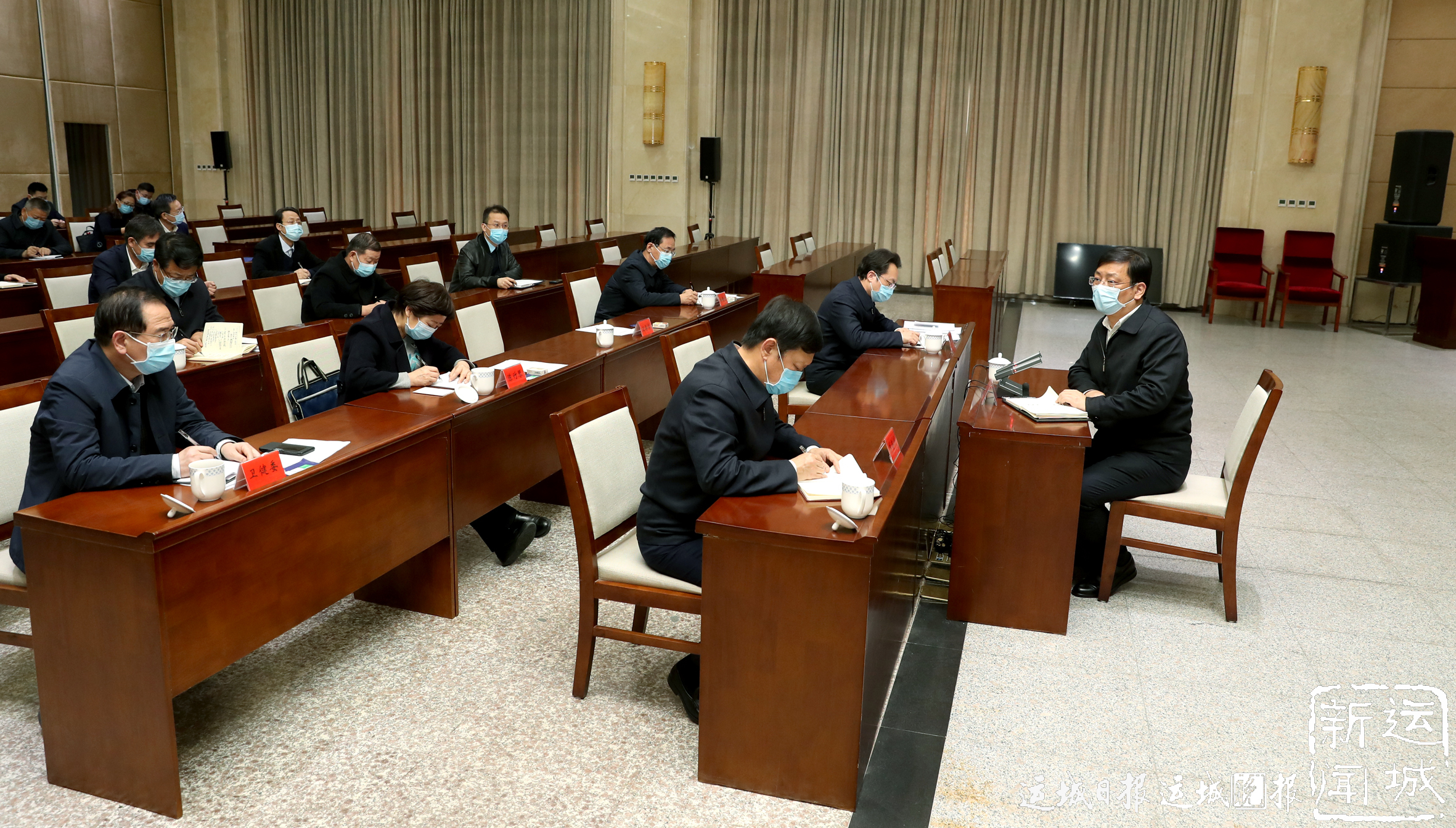 运城市委第二十二次专题会议暨市疫情防控工作指挥部会议召开