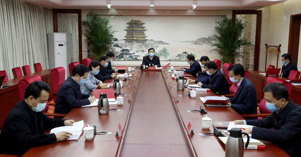 丁小强主持召开运城市委审计委员会第二次会议
