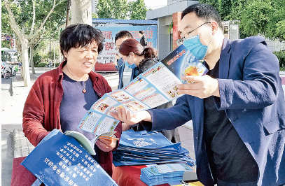 运城市防震减灾中心开展防灾减灾宣传活动