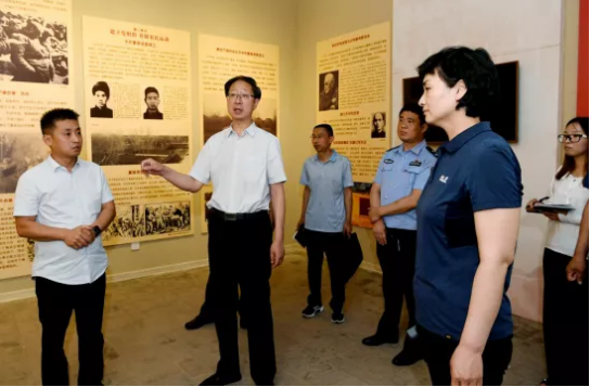 夏县县委书记调研旅游文化发展工作