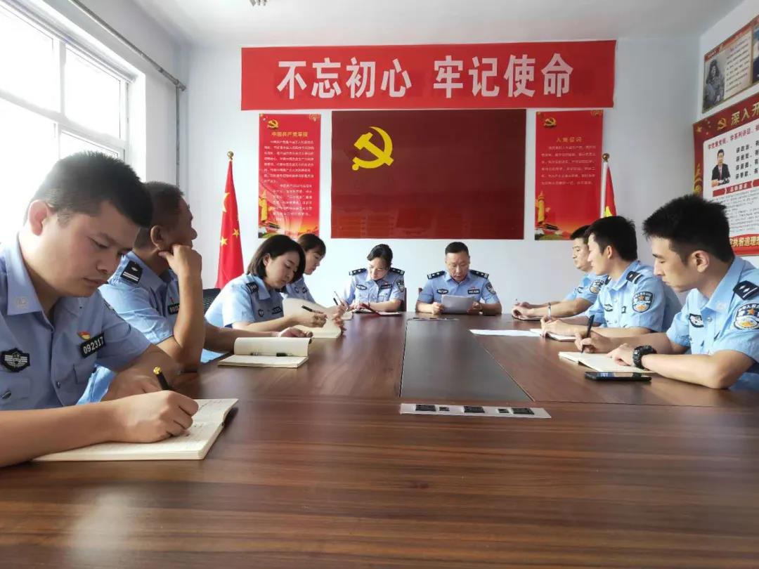 盐湖公安分局第二十二党支部开展主题党日活动