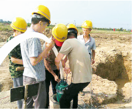 运城市区大禹街临时排水工程开建