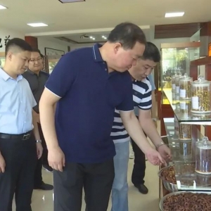 永济市委书记调研辖区农副产品加工产业