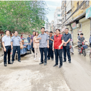 运城宣传部部长王志峰实地调研背街小巷环境综合治理
