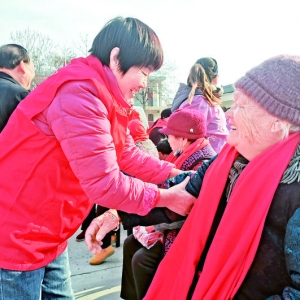 运城市敬老服务志愿协会志愿行为让北任留村老人直夸讲