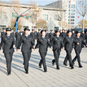 运城经开区公安分局辅警冬季练兵
