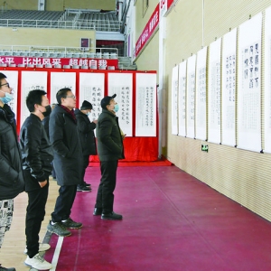 闻喜举办“习语近人——郭引贵书法作品展"