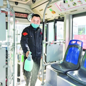运城市公交总公司宣传疫情防控知识