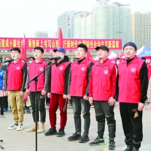 运城市区南风广场“创文明城市 庆祝建党100周年”学雷锋志愿服务启动