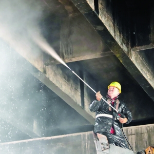运城市区圣惠路立交桥维修加固工程预计4月20日通车