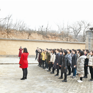 绛县纪委监委参观学习夏县司马温公祠、闻喜县陈家庄红色教育基地