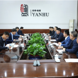 盐湖区委书记与中国能源建设投资有限公司山西分公司副总经理座谈