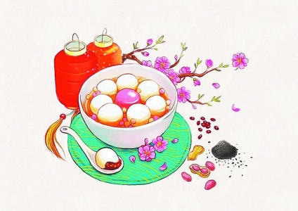 古人元宵节不光吃元宵，还吃年糕、喝茶糊涂