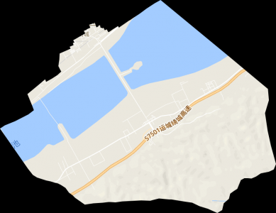 盐湖区西城街道地形图 卫星图 电子地图高清版