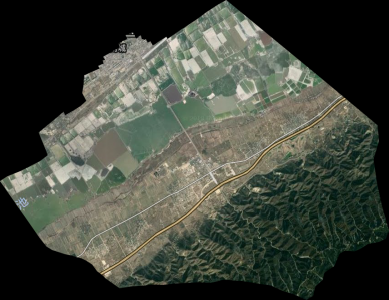 盐湖区西城街道地形图 卫星图 电子地图高清版