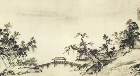 溪山清远图——中国古代名画
