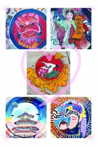 运城市东康中学“校园井盖文化DIY”大赛举行