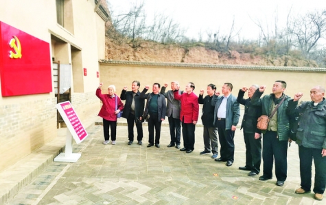 闻喜县委老干部局到革命老区到陈家庄以实际行动向建党100周年献礼