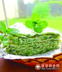 荠菜煎饼的做法