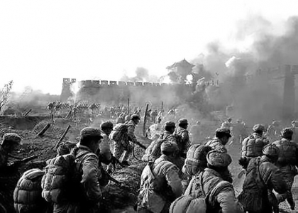 爆破英雄薛千虎在临汾攻坚战中杀敌立功