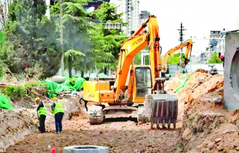 禹都大道道路提升改造项目已接近尾声