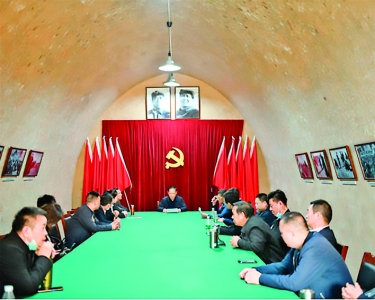 永济市人社局赴陈家庄太岳三地委机关旧址接受党史学习教育