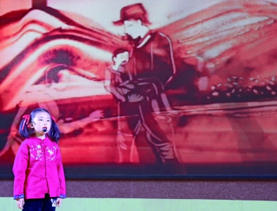 盐湖区钱学森科技小学师生诵读浸润心灵