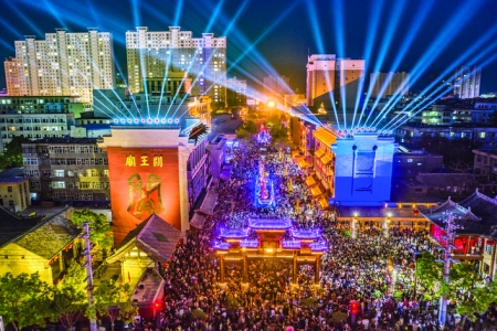 运城盬街夜景