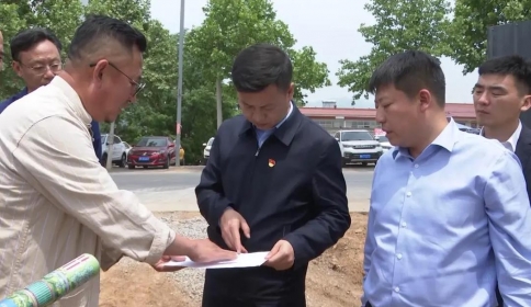 垣曲县委副书记调研城市规划建设工作