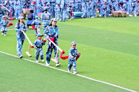 永济市示范幼儿园庆“六一”大型主题亲子活动开展