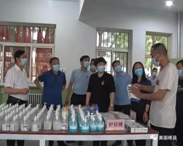 绛县委书记检查指导2021高考筹备工作