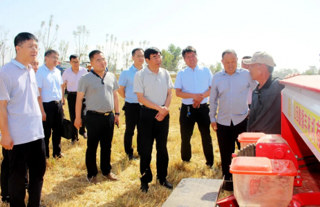 河津市委副书记深入部分乡镇（街道）调研“三夏”机收工作