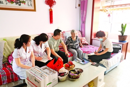 闻喜复康心脑专科医院党支部慰问89岁高龄老兵