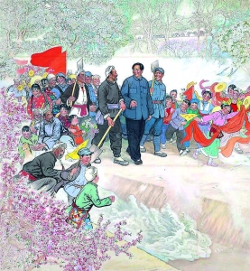 幸福渠水就那样的奔涌……