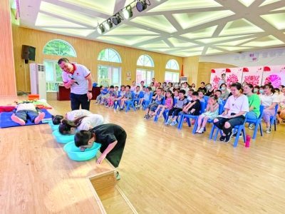 盐湖区红十字会宣传防溺水知识，提醒关注幼儿暑期安全