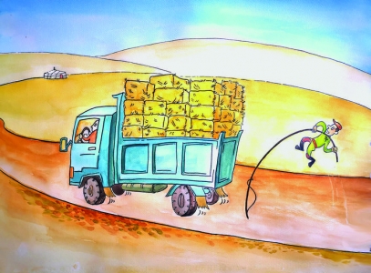 等等我 ——体育漫画 其格其 （内蒙古）