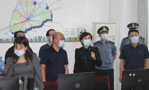 薛玉马在运城市客运中心站督查疫情防控等工作