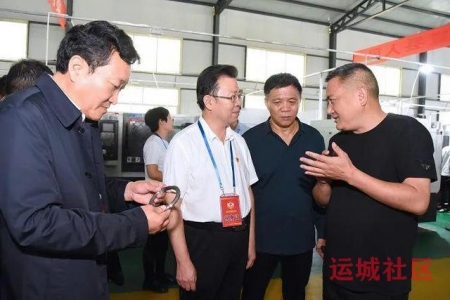 夏县政协主席王继瑞带队视察重点项目