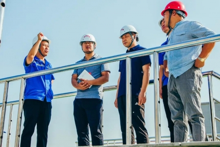 运城市城西污水处理厂区环境、厂容厂貌