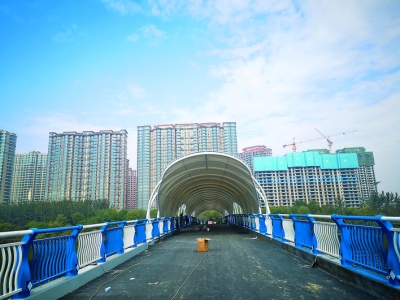 禹都公园湖面景观桥（多图）