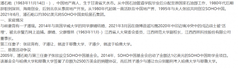 潘任务一，长子网逃，慈善争议
