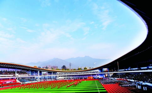 垣曲县公共体育场正式落成