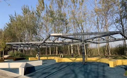 运城街头盐文化元素，红旗街绿化中的盐之源，盐之形，盐之韵（组图）