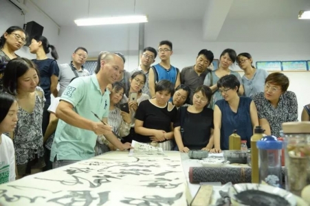 2018运城俊杰美术教师书法高研班在运城学院成功举办