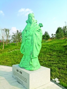 夏县白沙河阳城铜像