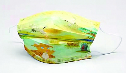 鹳雀楼旅游集团定制版文创口罩让永济各主打景点“活起来”