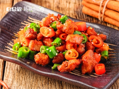 白总管藤椒豆花鸡